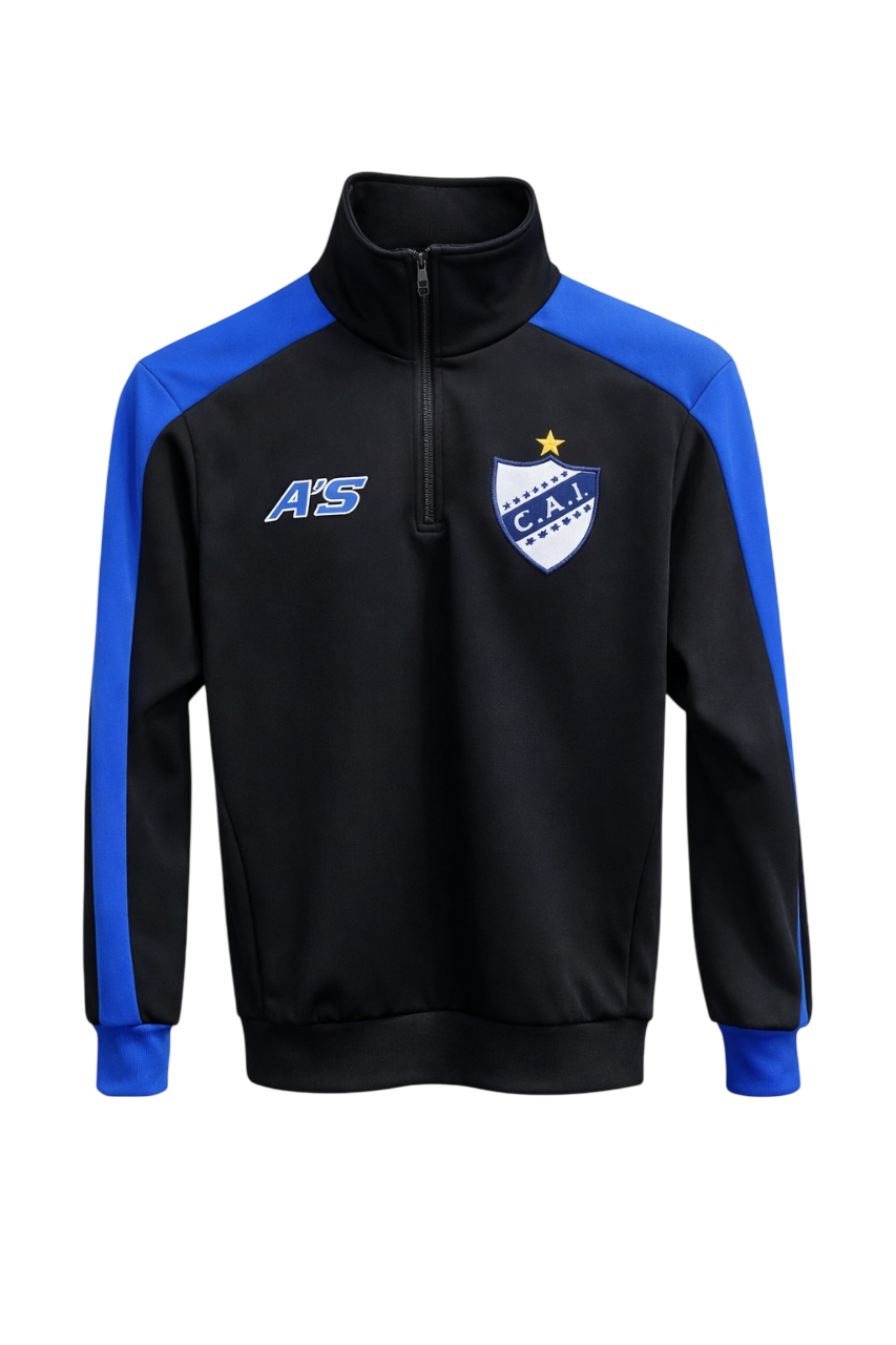 Buzo Cierre Negro y Azul - Infantiles